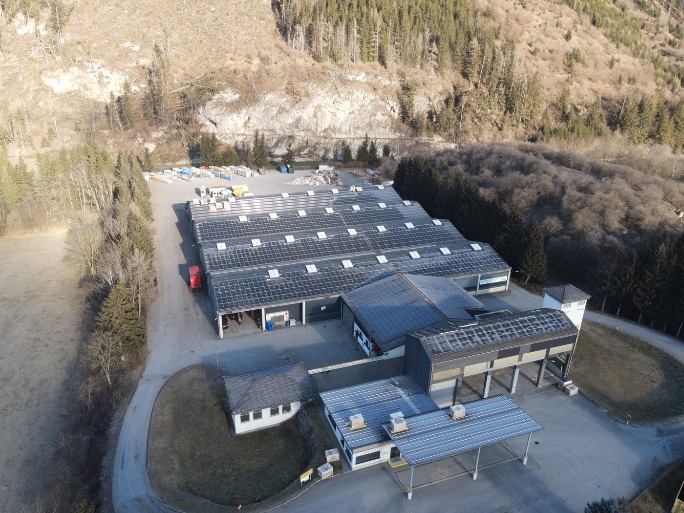 PV-Anlage Abfallwirtschaftsverband Murau mit 700kWp